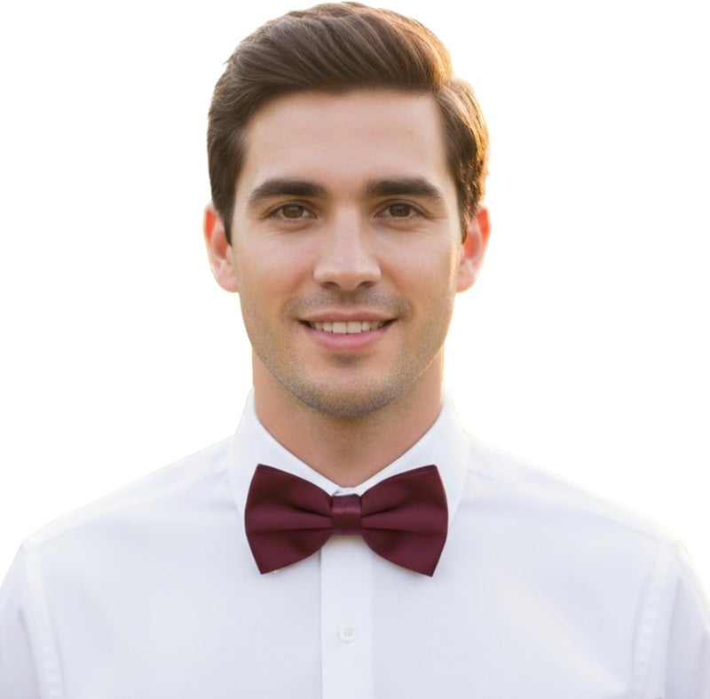 DIBI Adjustable Classic Pretied Bow Tie for Men, Women, and Boys - Men's Bowtie for Wedding, Costume Party and Formal Events - Image 2